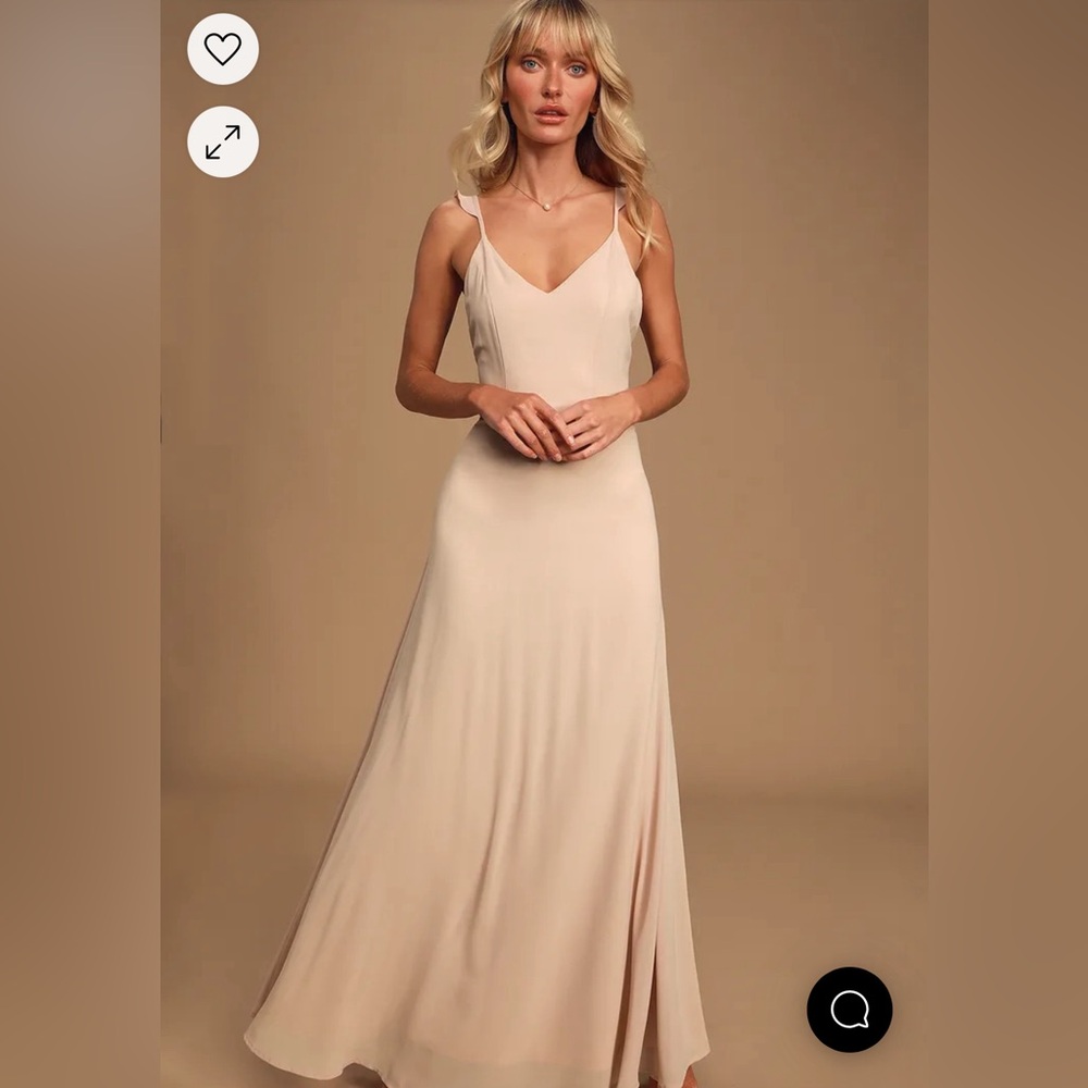 Meteoric Rise Blush Maxi Dress - Lulu’s - Size Small